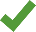 A green checkmark showing that Designity fulfills all the needs listed in the table above.